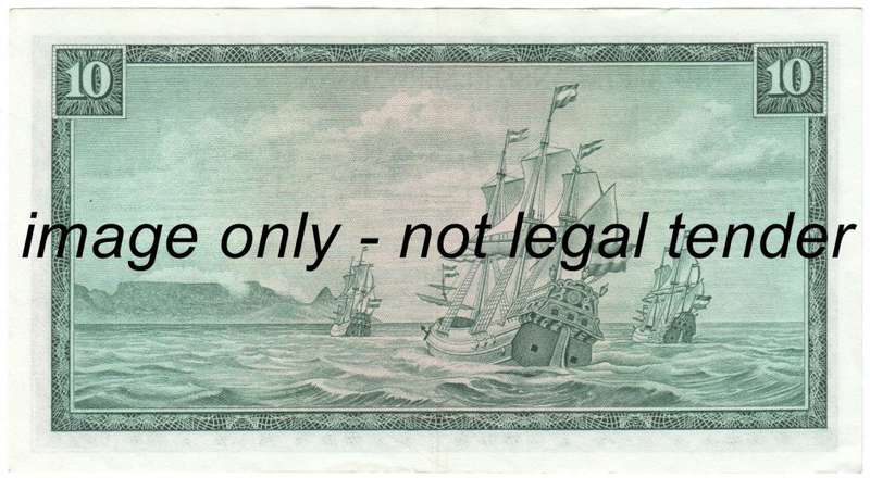 TW de Jongh Third Issue R10 Replacement note 1976 W18 UNCIRCULATED