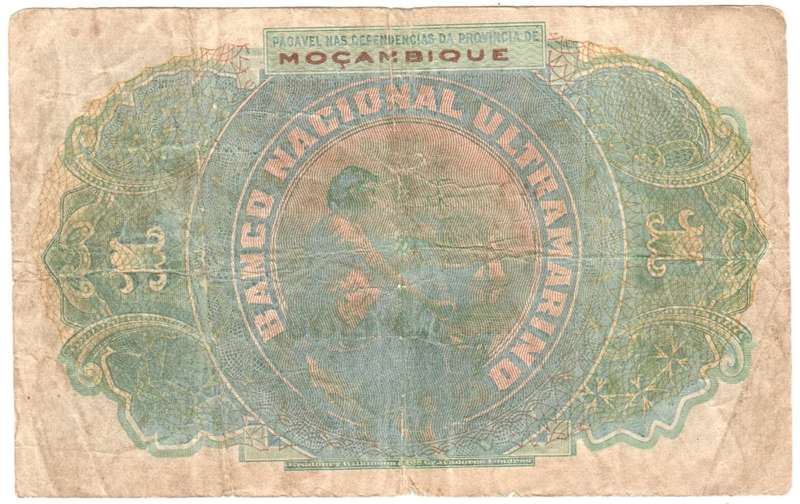 Mozambique 1 Escudo 1921 banknote