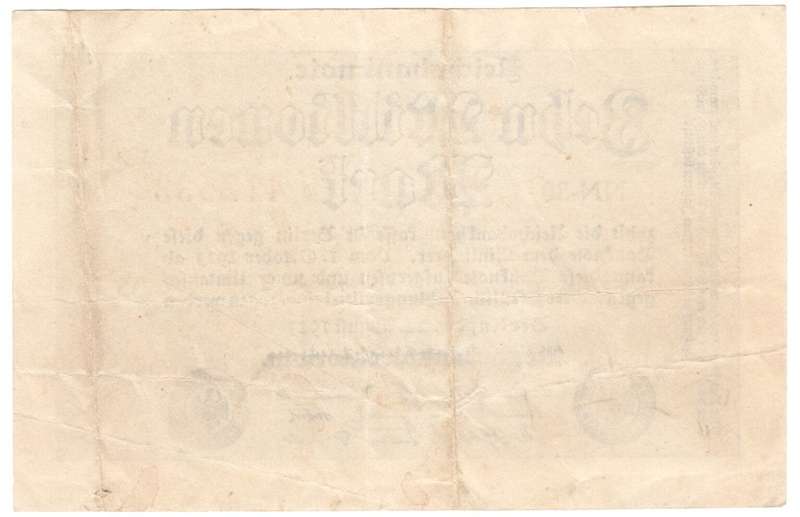 Germany Reichsbanknote 1923 - Ten Million Mark