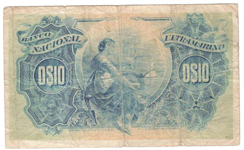 Mozambique 10 Centavos 1914 - Lourenco Marques