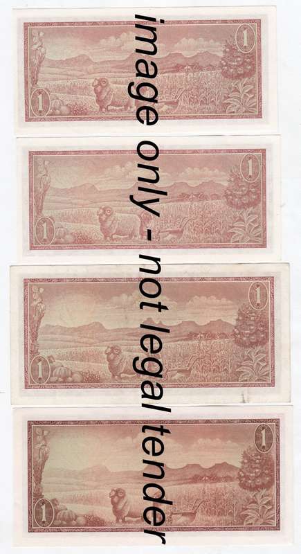Full set of R1 notes - All in excellent condition - some with light folds