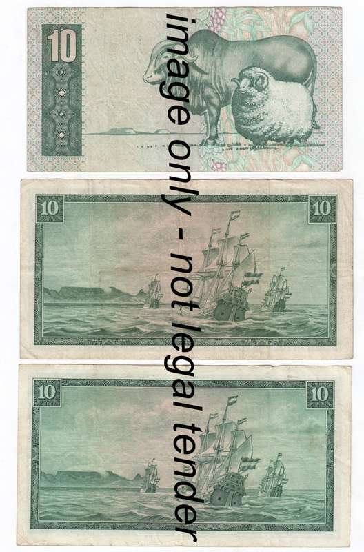 Full set of R10 notes - All reasonable condition - some Uncirculated
