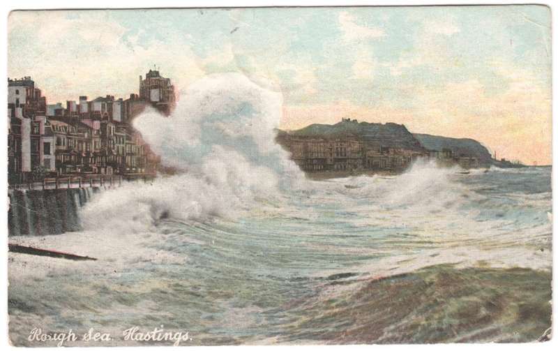 1907 Postcard - Port Elizabeth postmark and 1d due TAX mark