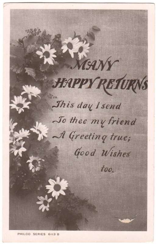 1910 Postcard with Bedford and Kimberley postmarks