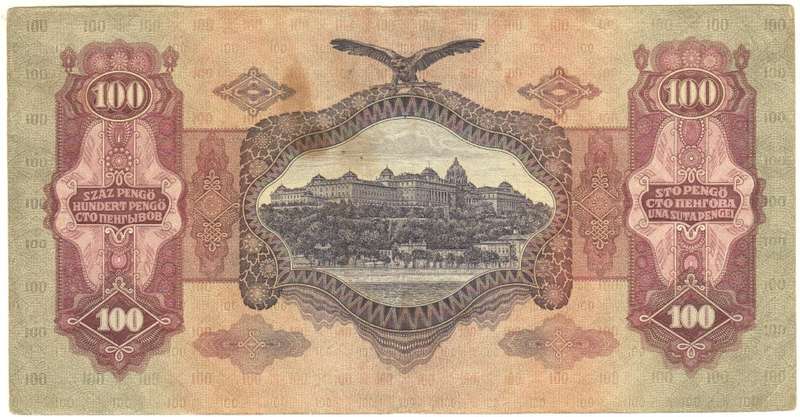 1930 Hungary 100 Pengo