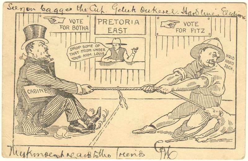 20 Sept 1910 Election postcard from Middelburg Transvaal to Adelaide - Eastern Cape