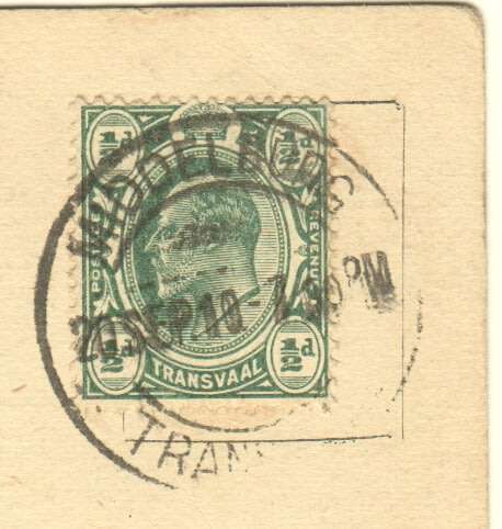 20 Sept 1910 Election postcard from Middelburg Transvaal to Adelaide - Eastern Cape