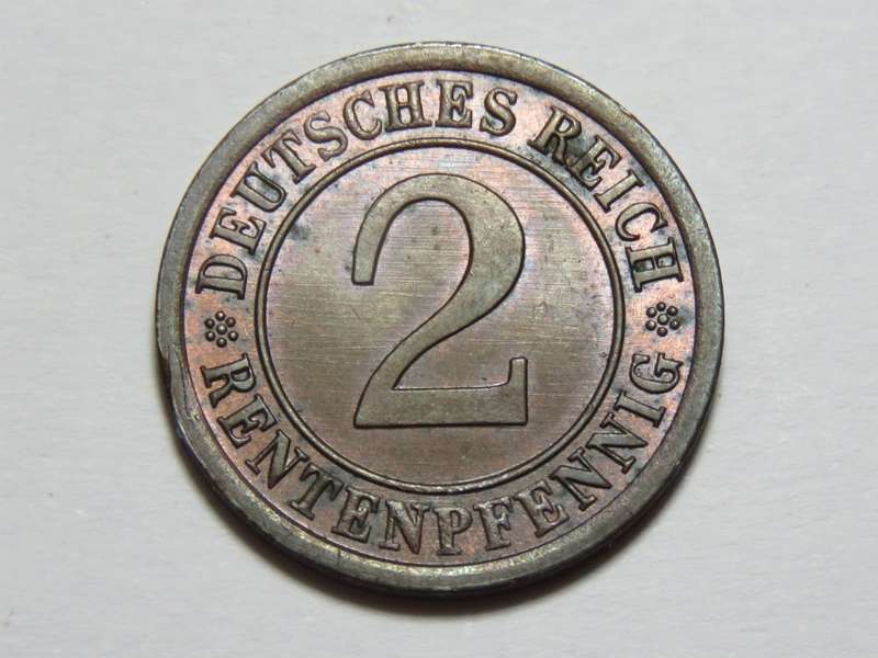 Germany 1932 A 2 rente pfennig - UNC