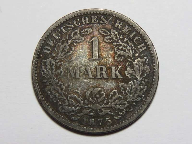 Germany 1875 F one mark