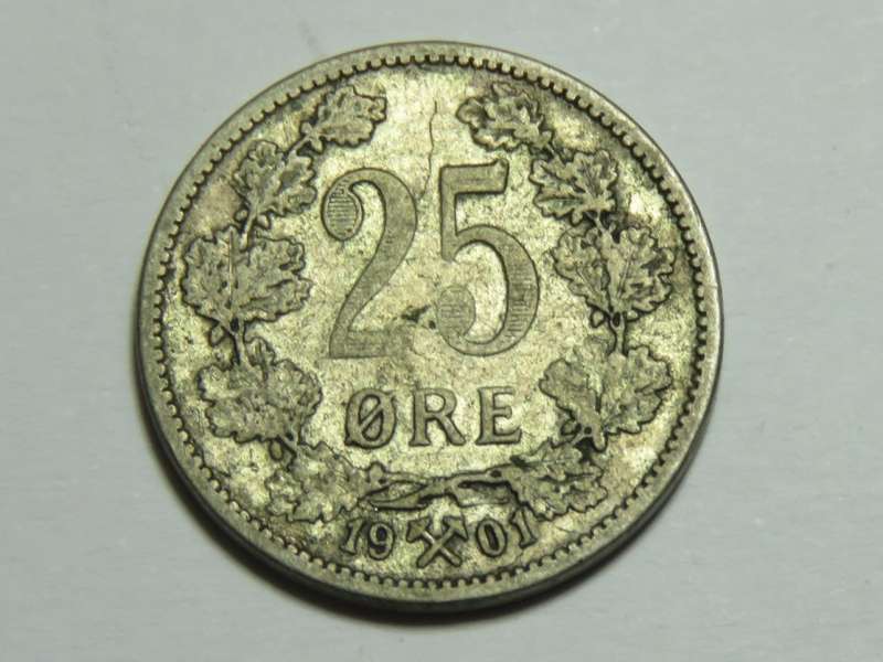 Norway 1901 25 ore - SCARCE