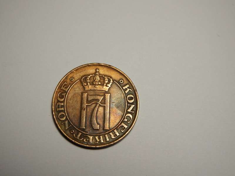 Norway 1908 Bronze 5 Ore - Scarce