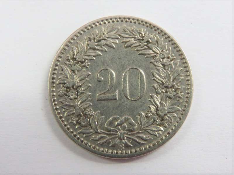 1920 Switzerland 20 rapper - XF