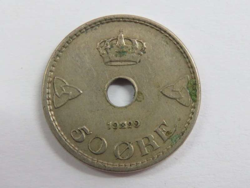1929 Norway 50 Ore - aXF