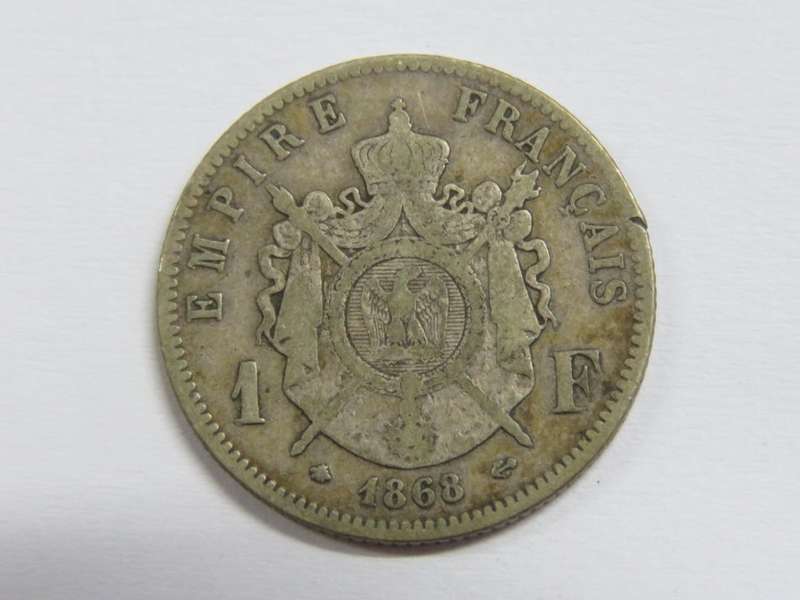 1868 France 1 Franc