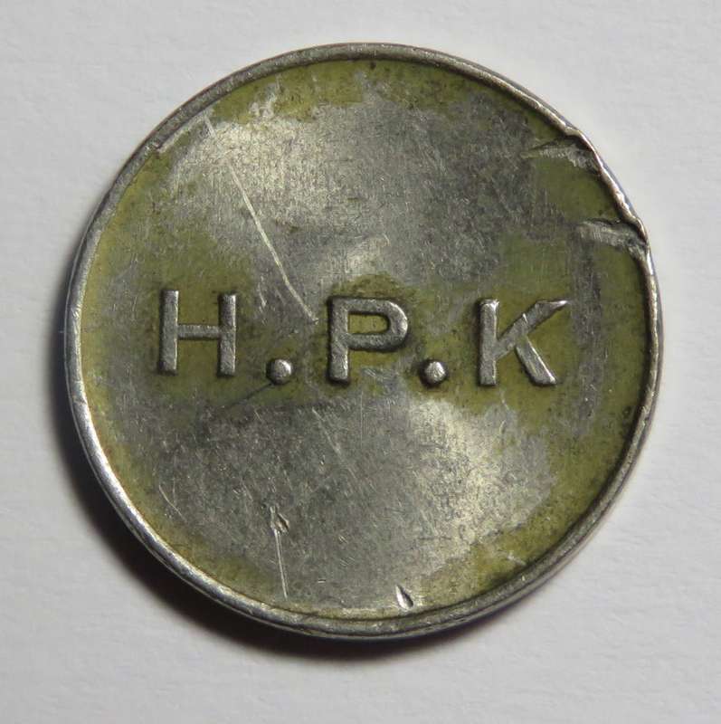 General Post Office 5 cent token - number D 29