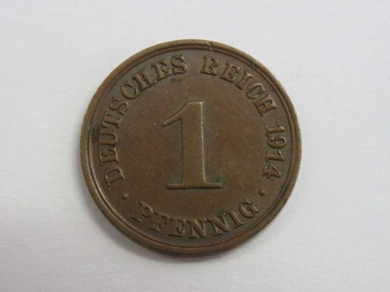 1914 Germany A pfennig - XF+