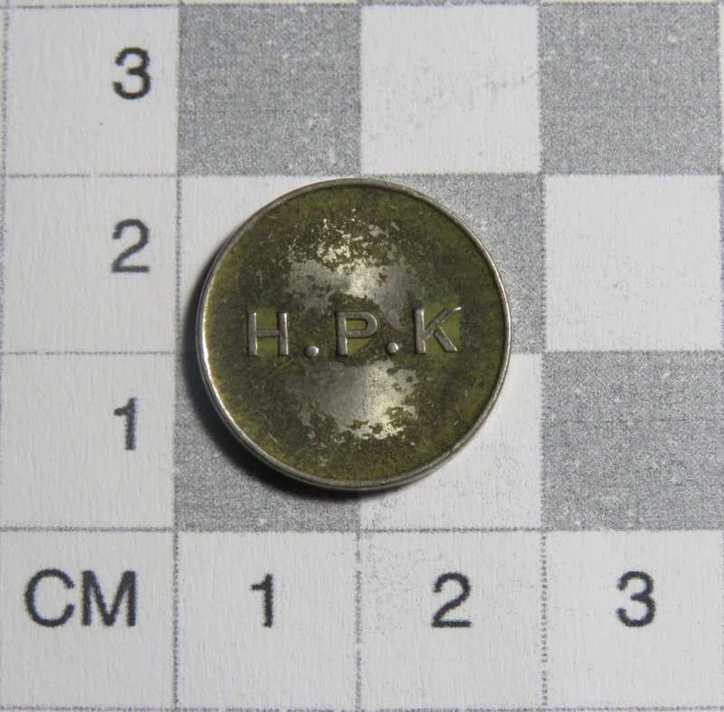 General Post Office 5 cent token - number D 33