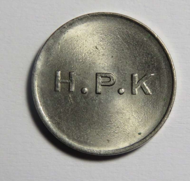 General Post Office 5 cent token - number L 257