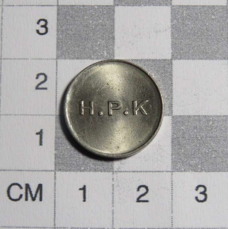 General Post Office 5 cent token - number L 257
