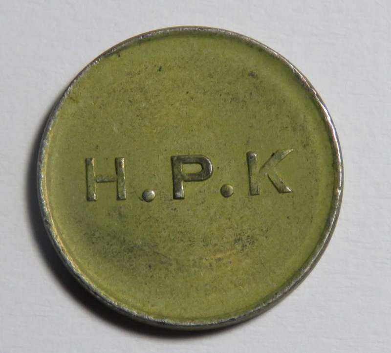 General Post Office 5 cent token - number D 41