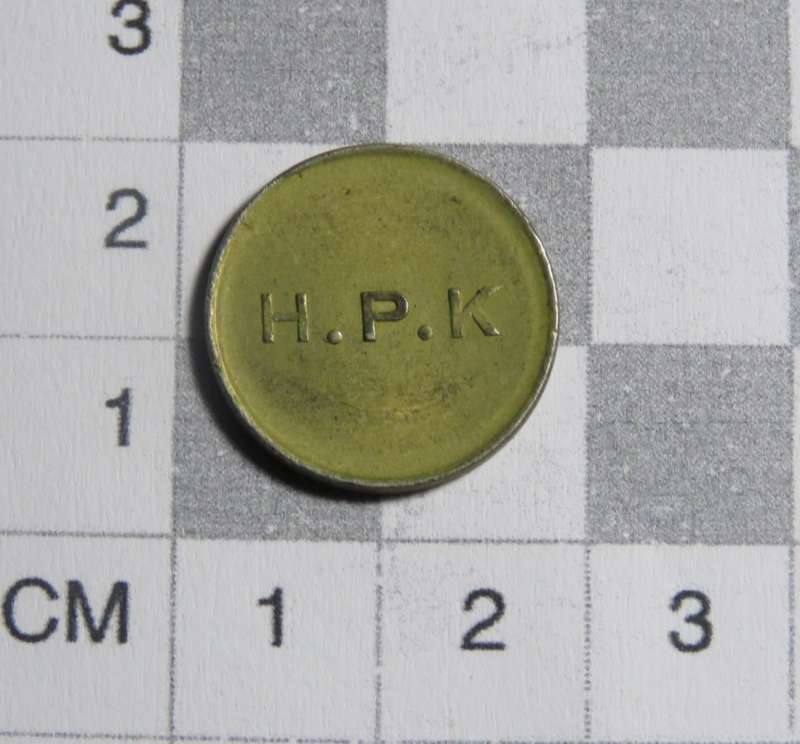 General Post Office 5 cent token - number D 41
