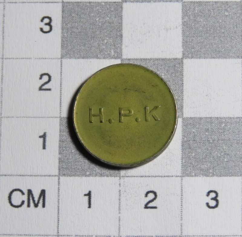 General Post Office 5 cent token - number D42