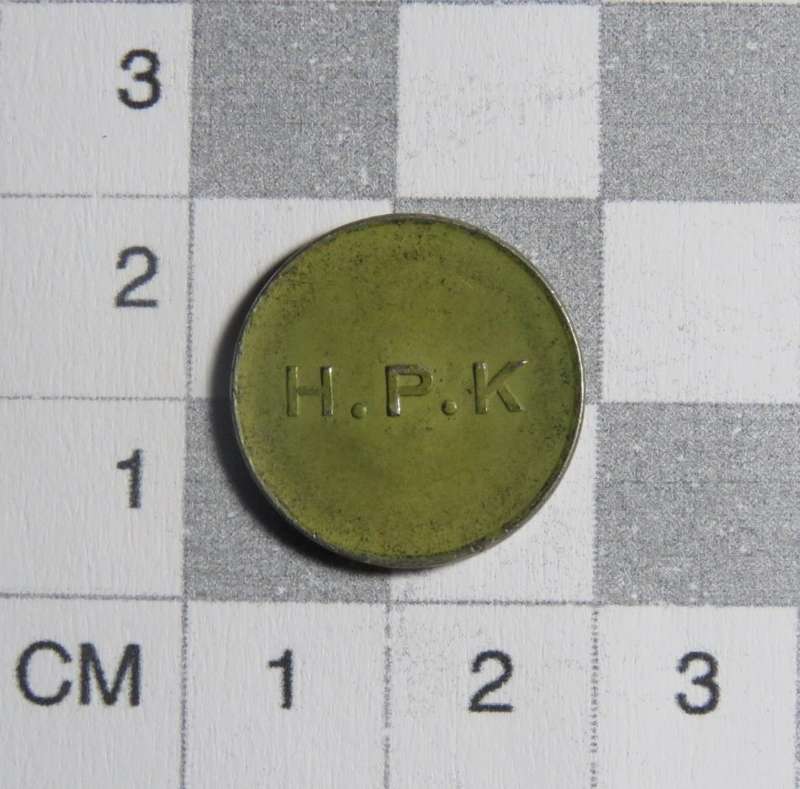 General Post Office 5 cent token - number D 45