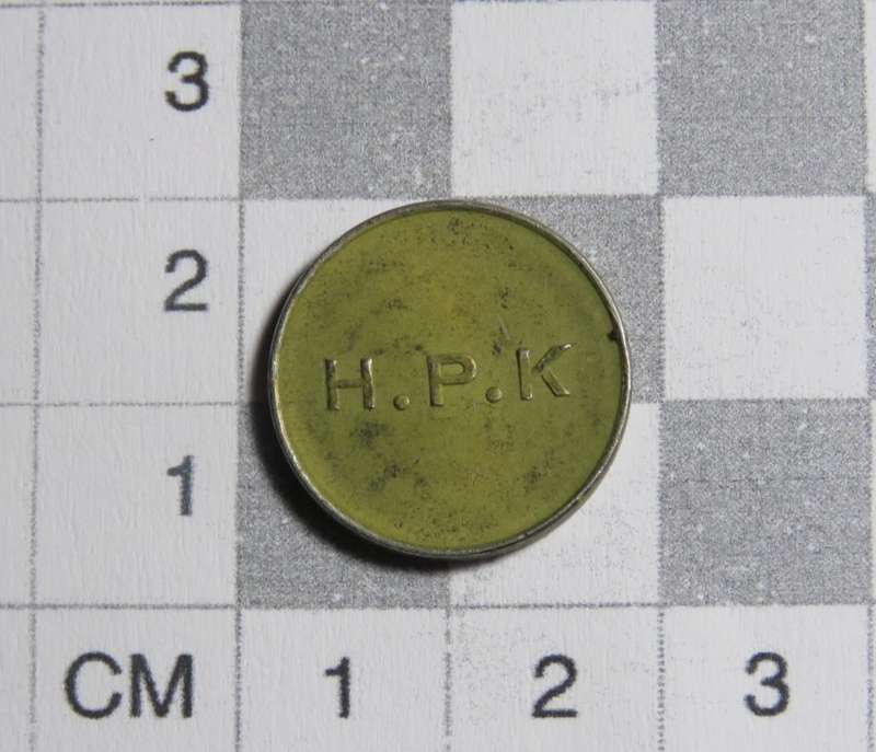 General Post Office 5 cent token - number D 40