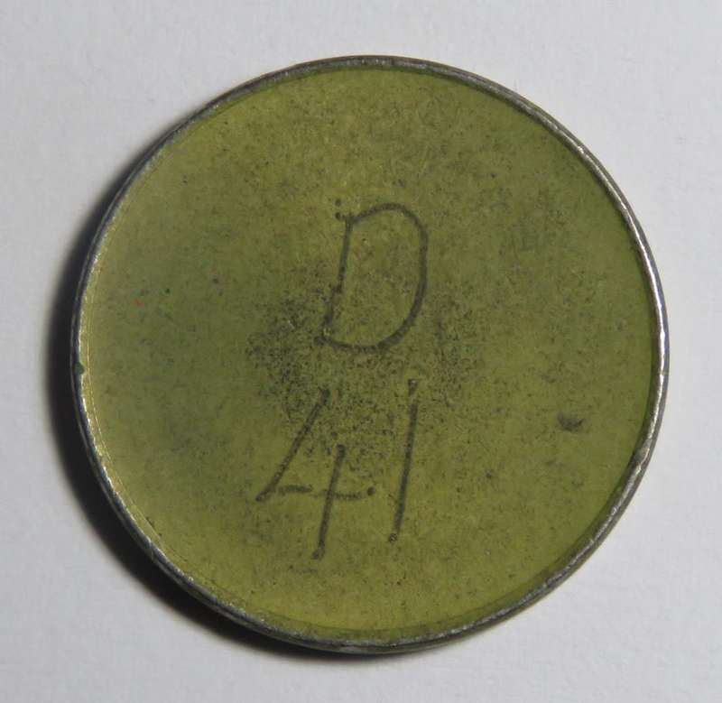 General Post Office 10 cent token - number D 41