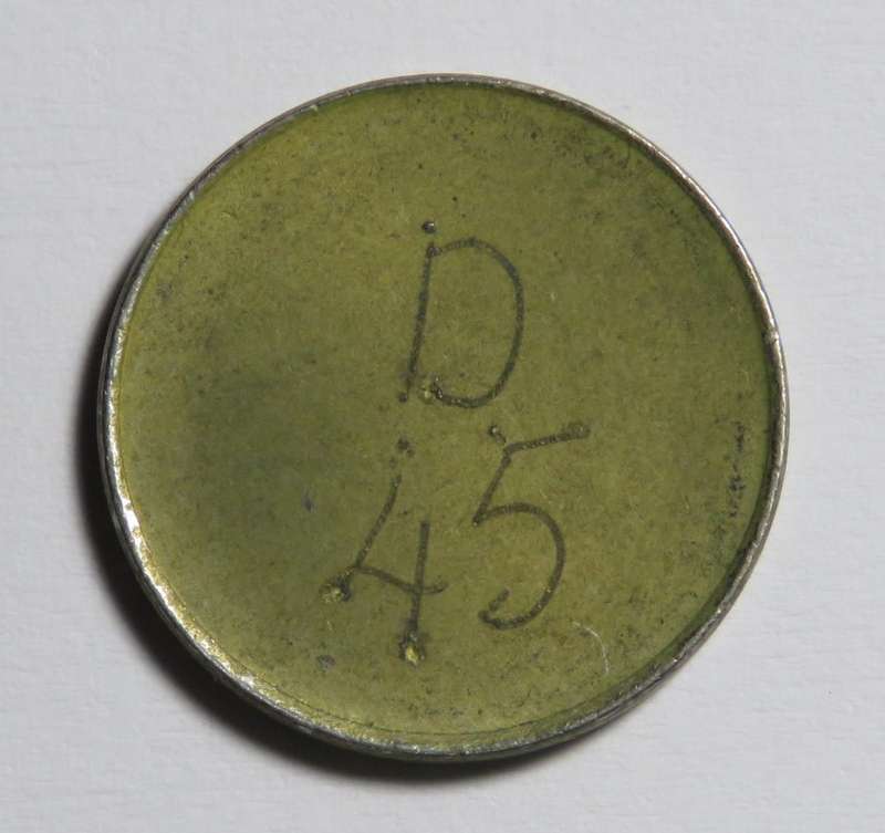 General Post Office 10 cent token - number D 45 - book value R525