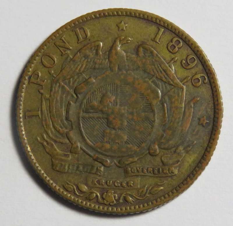 1896 Kruger Imitation Sovereign