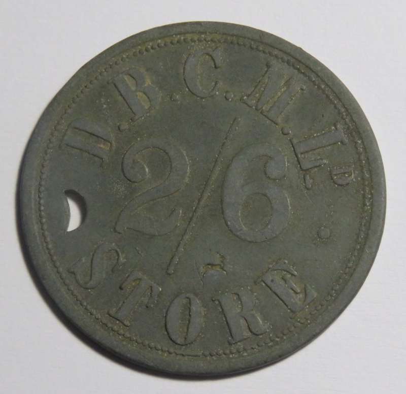 De Beers consolidated mines 2/6 token - Set 3 - Du Toitspan