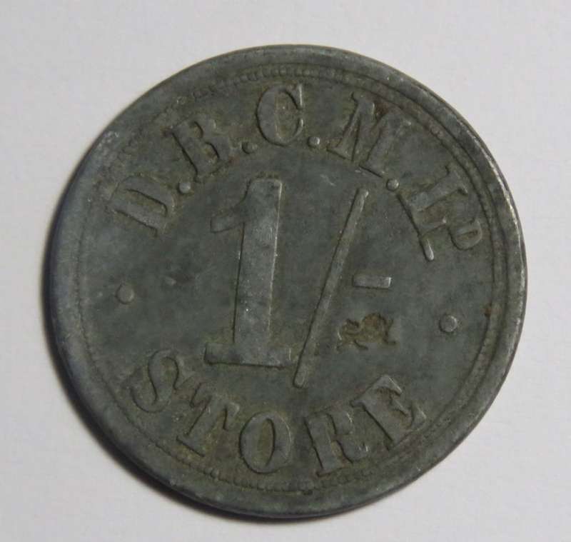 De Beers Consolidated mines 1 shilling token