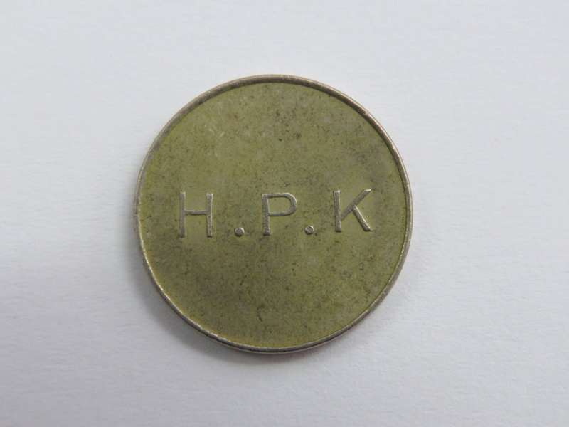 General Post Office 10 cent token - Number L 262