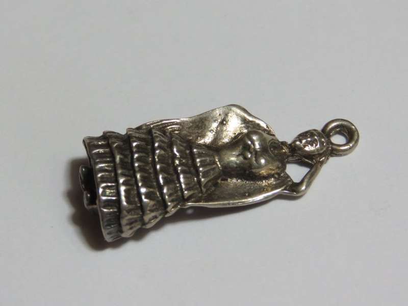 Silver Spanish dancer charm