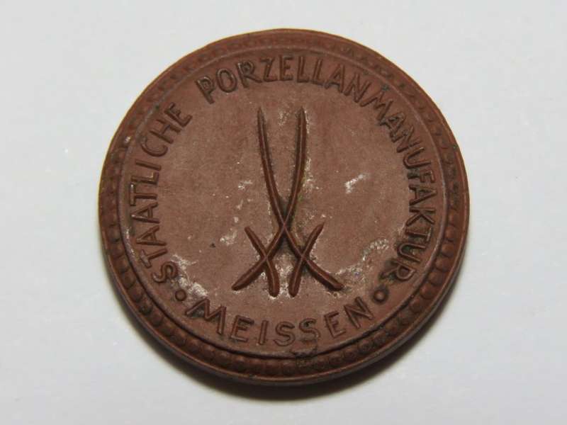 1930 Germany Dresden Hygiene Museum porcelain token