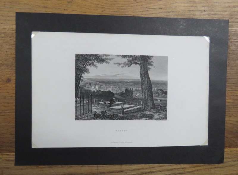 Engraving done by E Finden from a drawing by C. Stanfield - Printed in 1930`s by A Fullarton