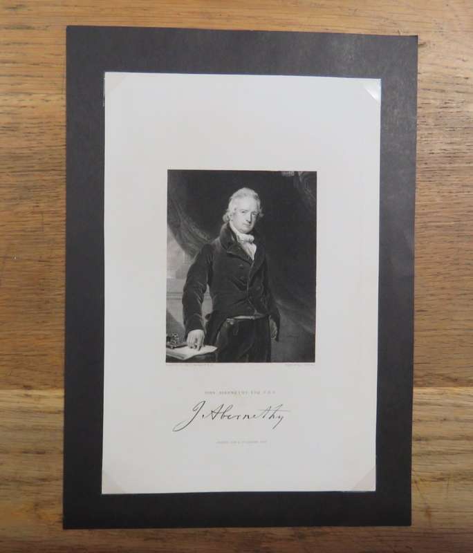 Engraving by J Cochran from painting by Sir Tho Lawrence of John Abernethy Esq.