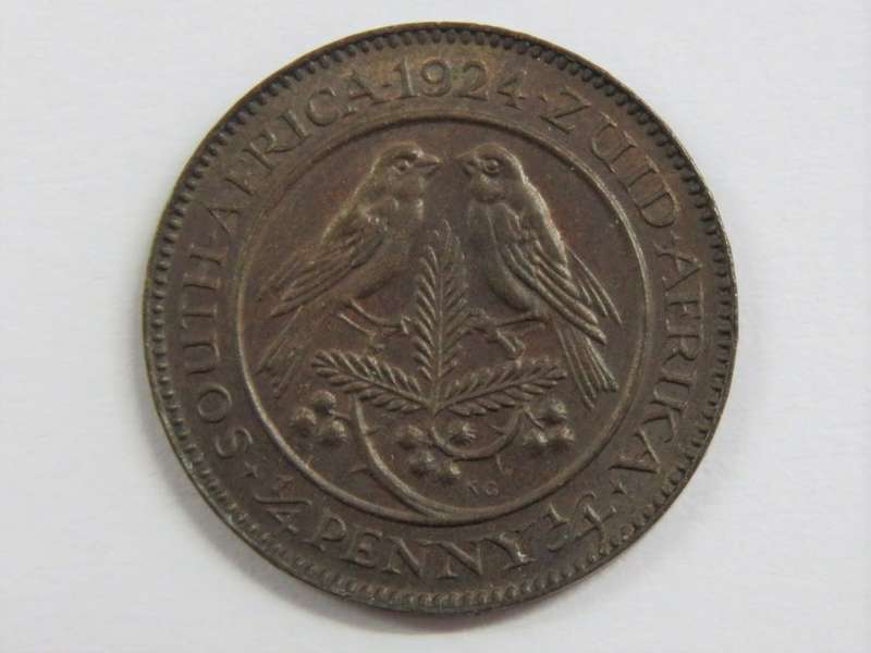 1924 SA Union 1/4d farthing - uncirculated