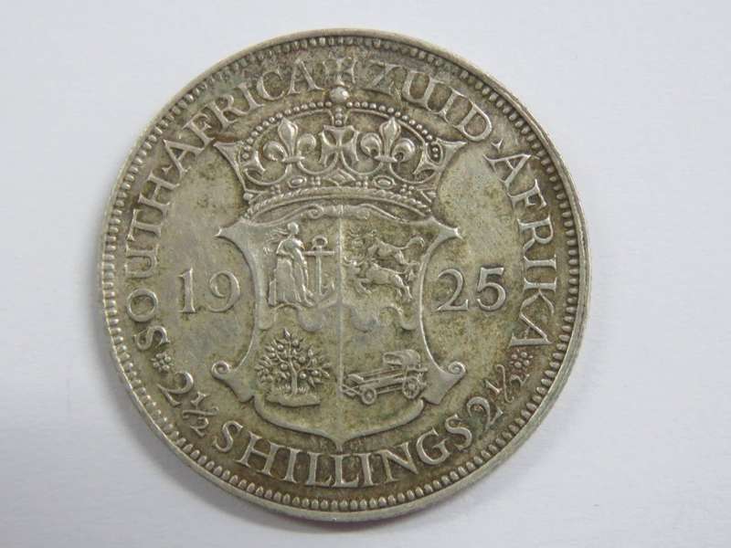 1925 SA Union half crown VF