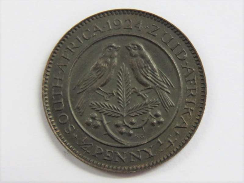 1924 SA Union farthing uncirculated