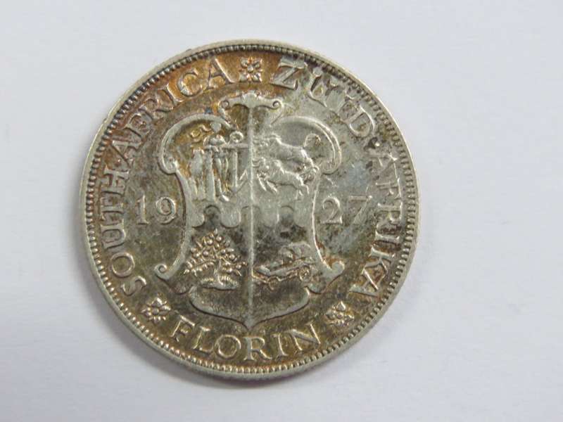 1927 SA Union 2 shilling Florin VF