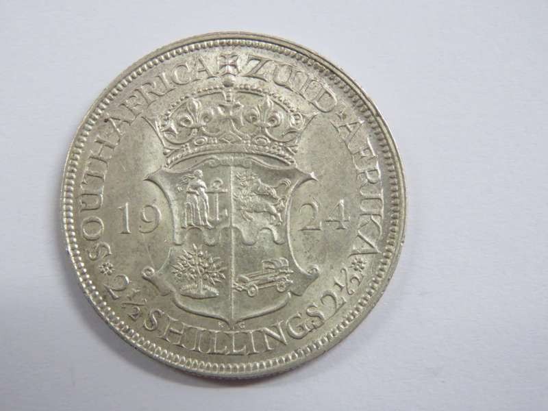 1924 SA Union half crown AU