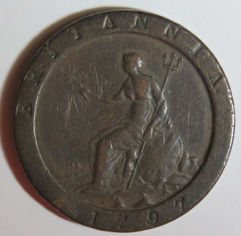1797 Great Britain Cartwheel penny - Excellent condition