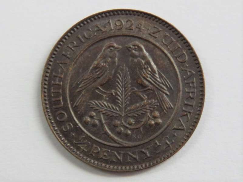 1924 SA Union farthing - Uncirculated