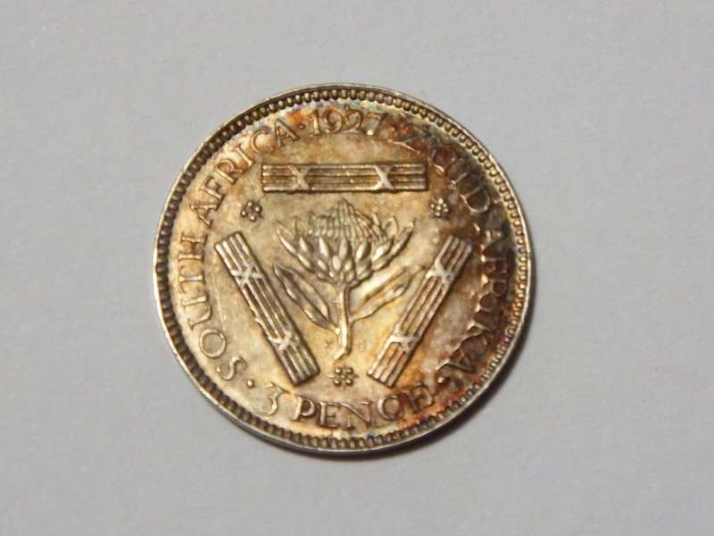 1927 SA Union 3d threepence AU