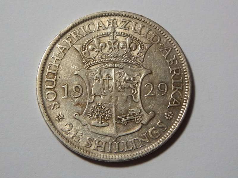 1929 SA Union 2 1/2 shilling half crown - VF or slightly better