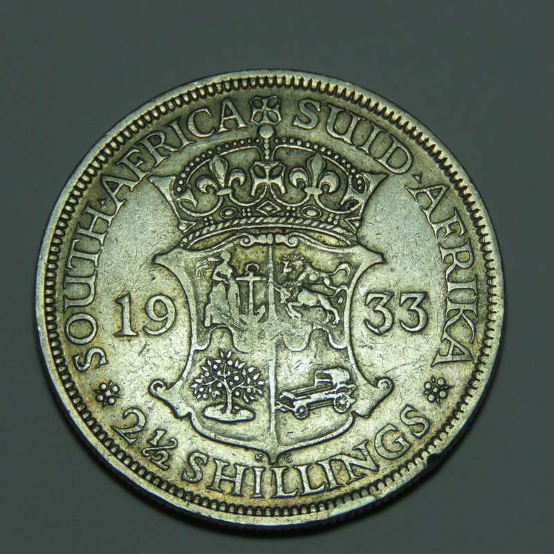 1933 SA Union 2 1/2 shilling - VF