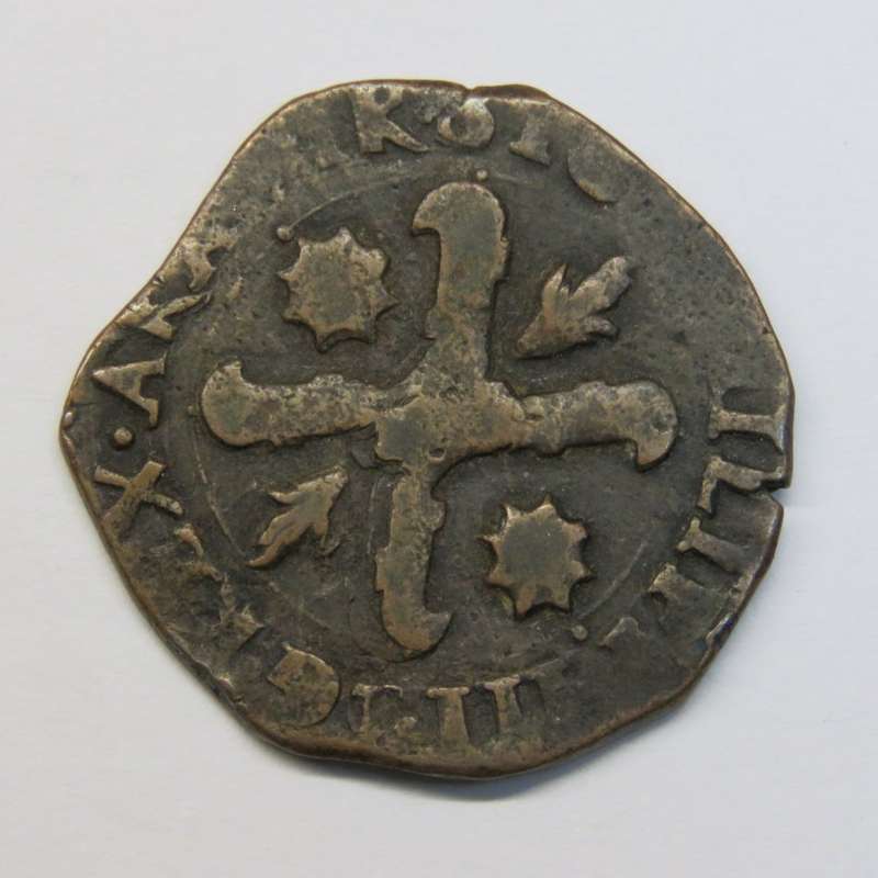 1599 Spain 4 tornese in relatively good condition