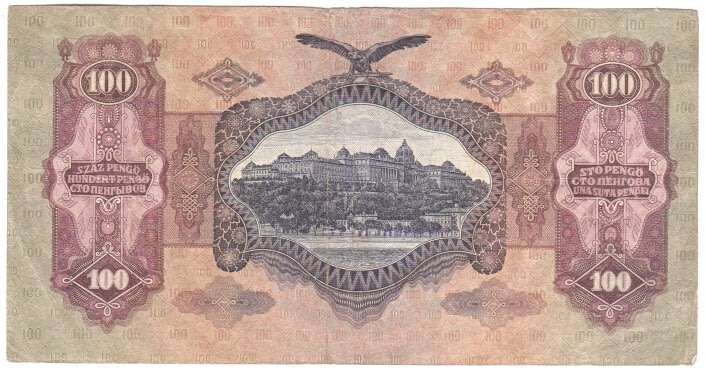 1930 Hungary 100 Pengo